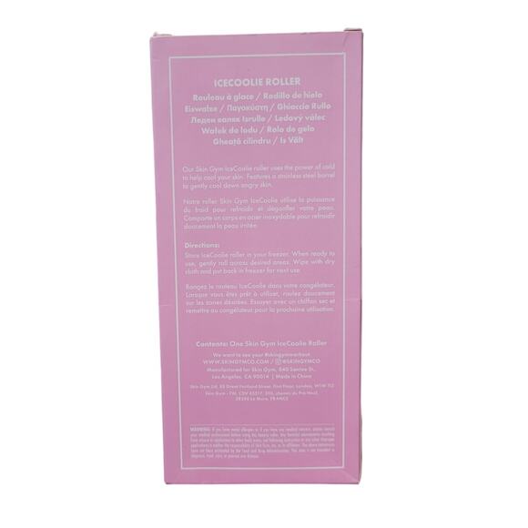 Skin Gym IceCool Ice Roller De-puffing & Soothing Skin Stainless Barrel‎ Roller - Picture 5 of 6